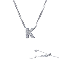 LAFONN Letter E Pendant Necklace 9N085CLP20