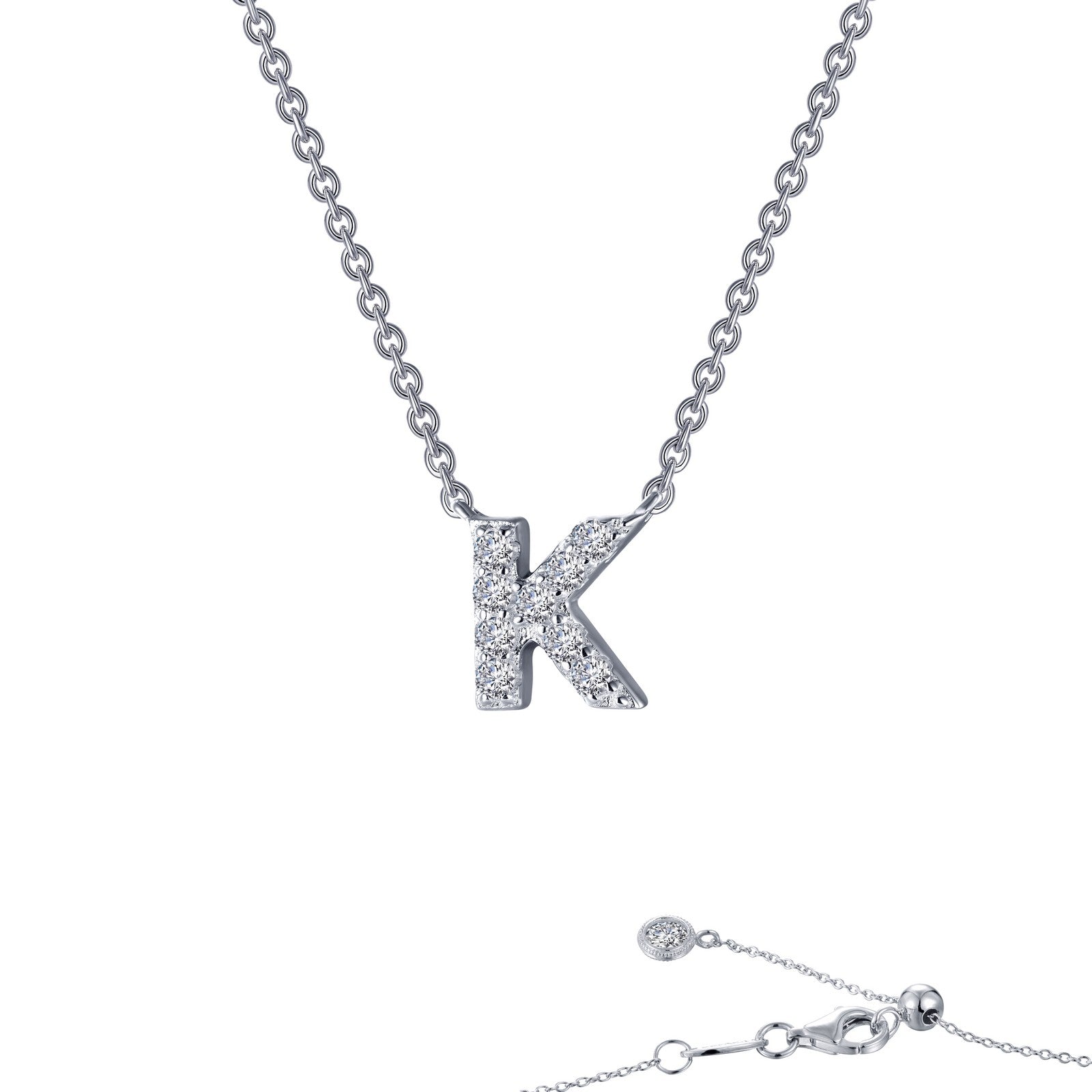 LAFONN Letter D Pendant Necklace 9N084CLP20
