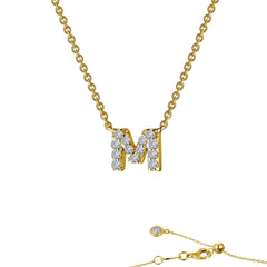 LAFONN Letter O Pendant Necklace 9N095CLG20