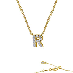 LAFONN Letter N Pendant Necklace 9N094CLG20