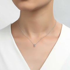 LAFONN Letter D Pendant Necklace 9N084CLP20