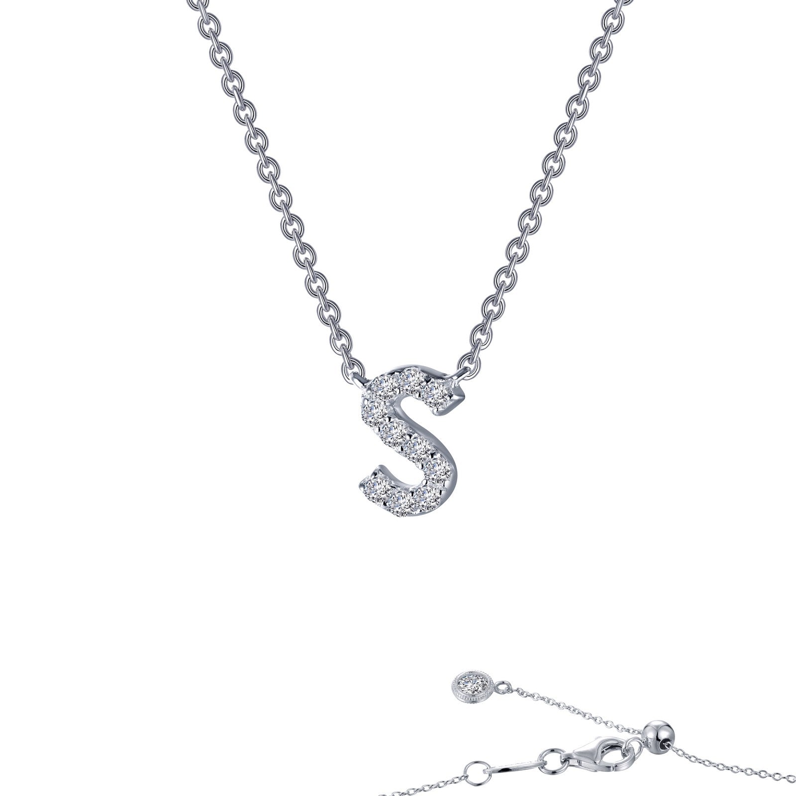 LAFONN Letter D Pendant Necklace 9N084CLP20