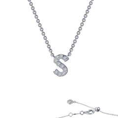 LAFONN Letter D Pendant Necklace 9N084CLP20
