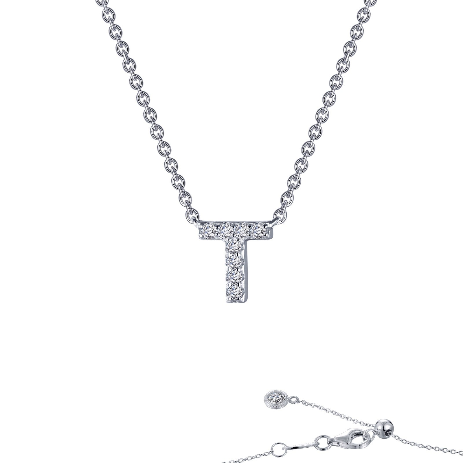 LAFONN Letter D Pendant Necklace 9N084CLP20