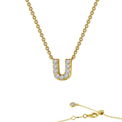 LAFONN Letter O Pendant Necklace 9N095CLG20