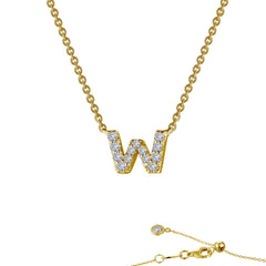 LAFONN Letter N Pendant Necklace 9N094CLG20