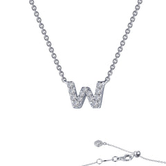 LAFONN Letter V Pendant Necklace 9N102CLP20