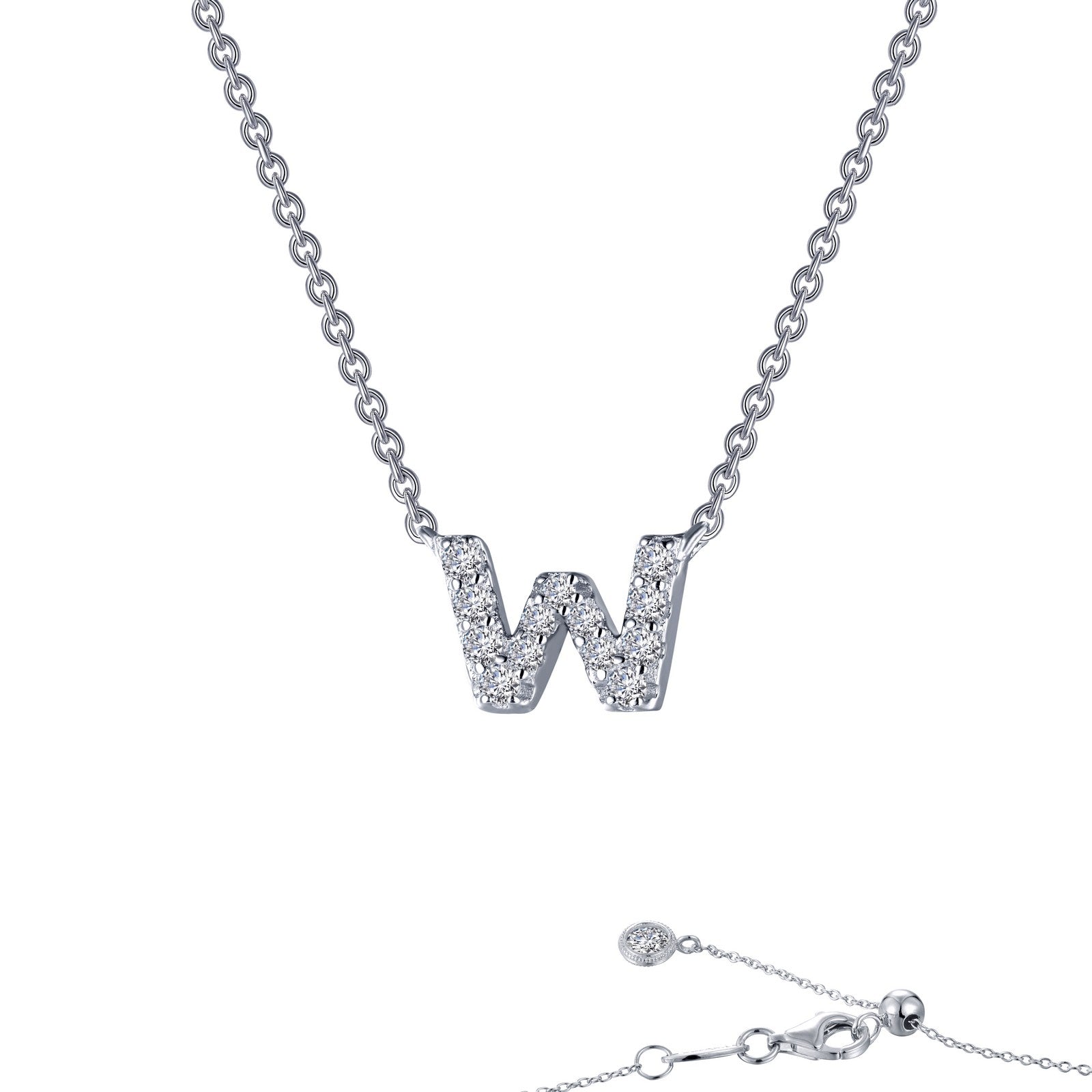 LAFONN Letter U Pendant Necklace 9N101CLP20