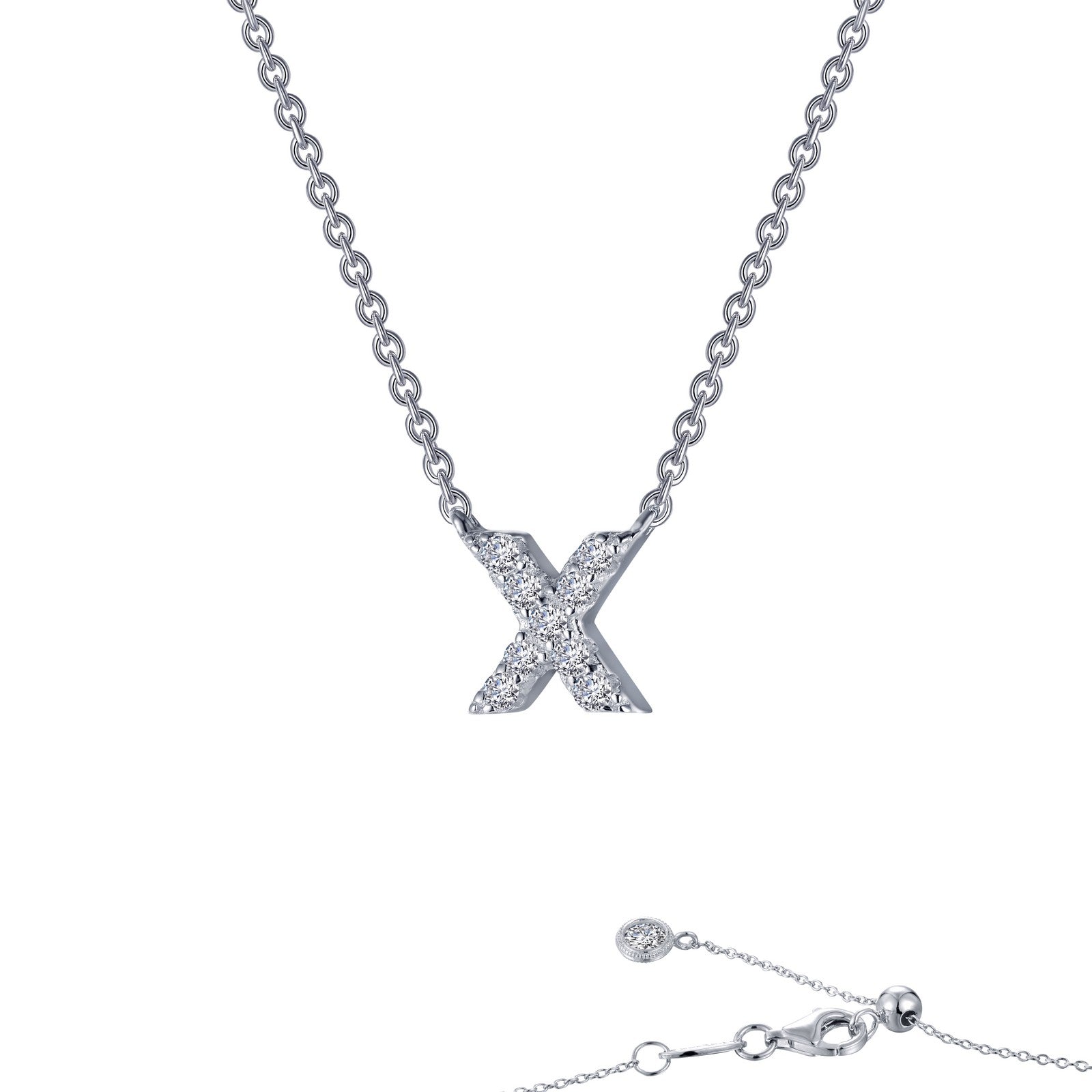 LAFONN Letter D Pendant Necklace 9N084CLP20