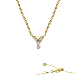 LAFONN Letter N Pendant Necklace 9N094CLG20