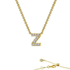 LAFONN Letter N Pendant Necklace 9N094CLG20