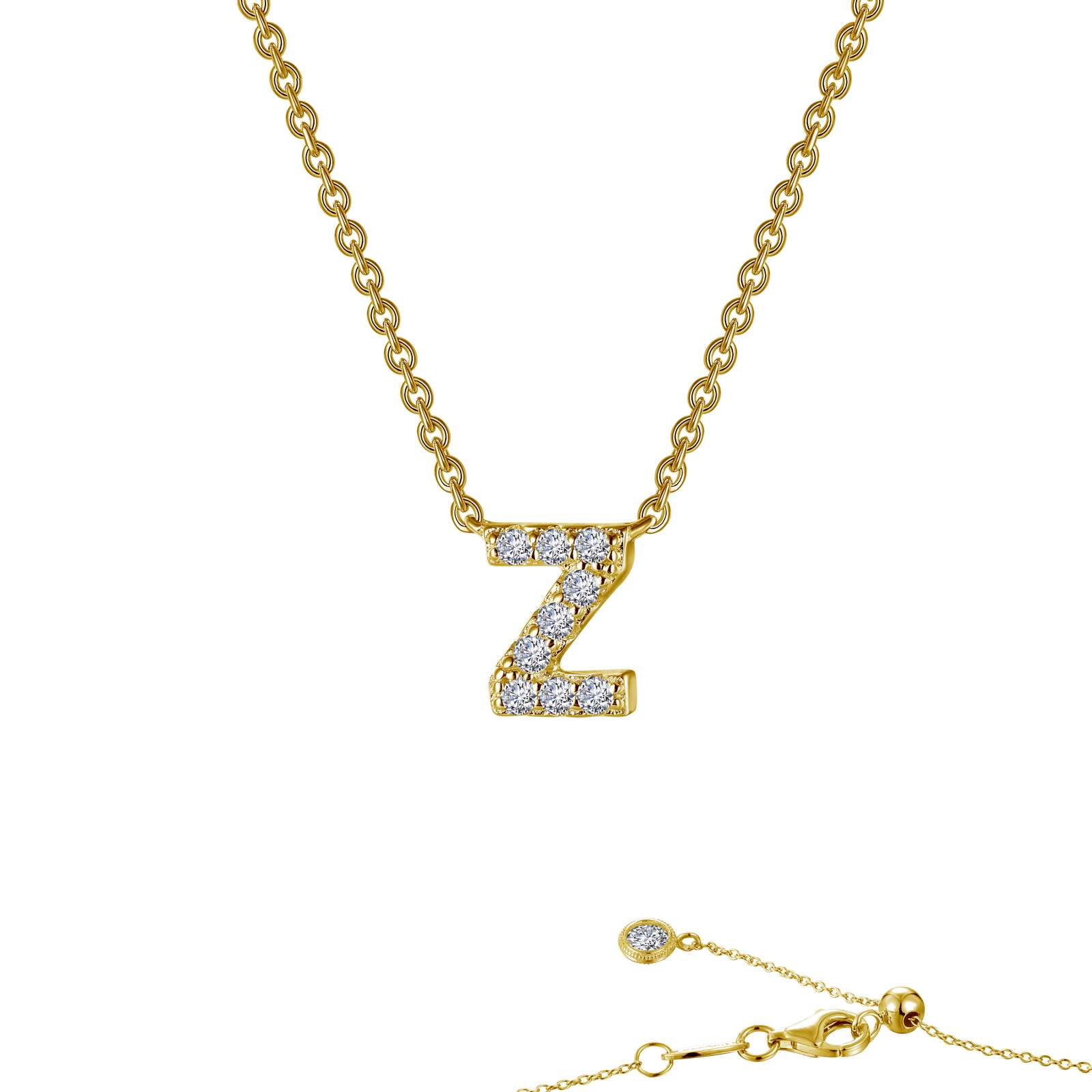 LAFONN Letter O Pendant Necklace 9N095CLG20