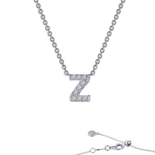 LAFONN Letter Z Pendant Necklace 9N106CLP20