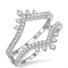 Parkplace Jewelers Chevron Diamond Insert Ring 29593PPFVWG