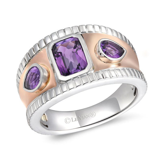 Le Vian 14K Two Tone Gold Grape Amethyst™ 1 1/3 cts. Ring TRKE 62