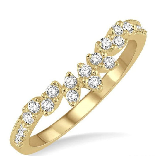 Parkplace Jewelers Chevron Diamond Wedding Band 31626PPFHYG