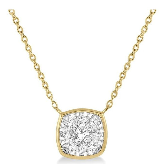Parkplace Jewelers Cushion Shape Lovebright Essential Diamond Pendant 9980UPPFHNKYW