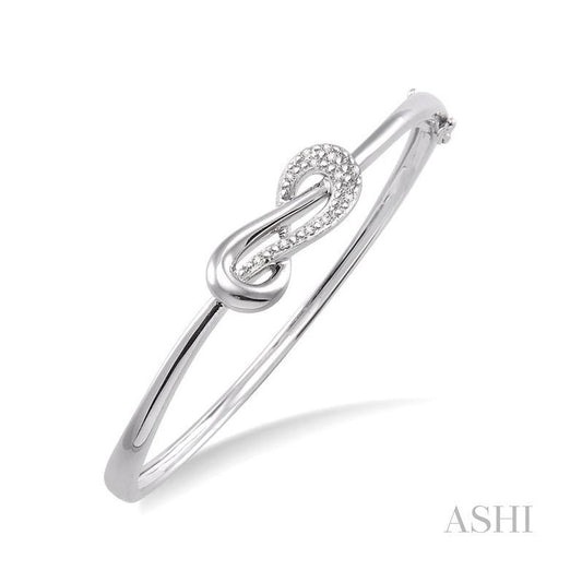 ASHI Silver Diamond Fashion Bangle 85119PPSSSLBG