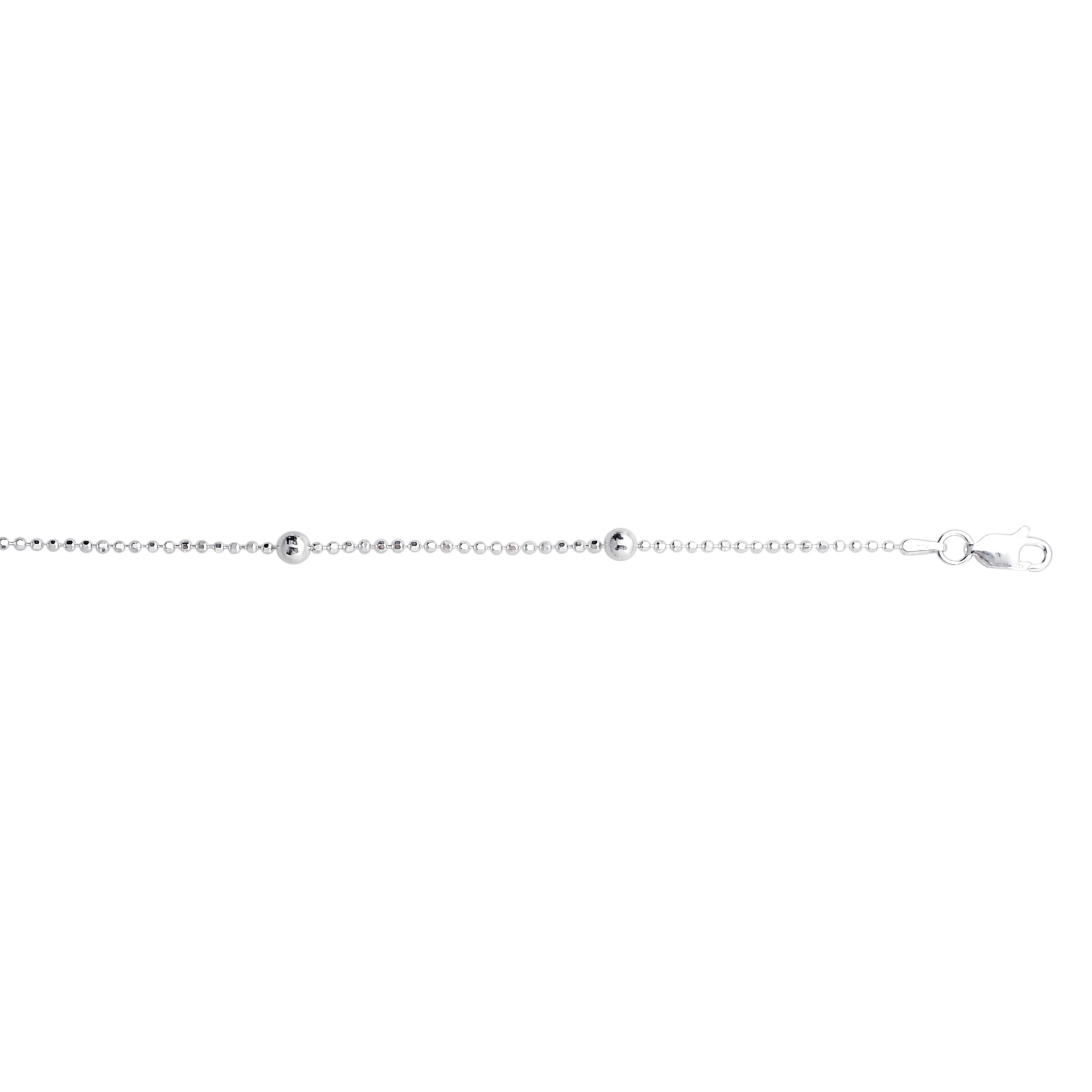 Parkplace Jewelers silver-bead-station-anklet-agank132