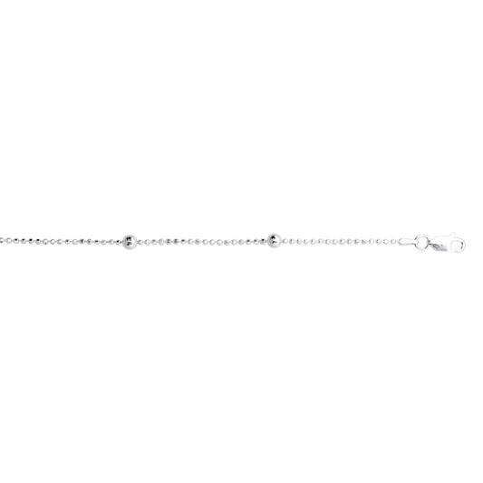 Parkplace Jewelers silver-bead-station-anklet-agank132