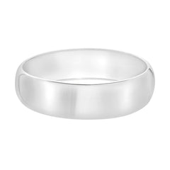 White Sterling Silver Polished Bold Bangles Bracelet