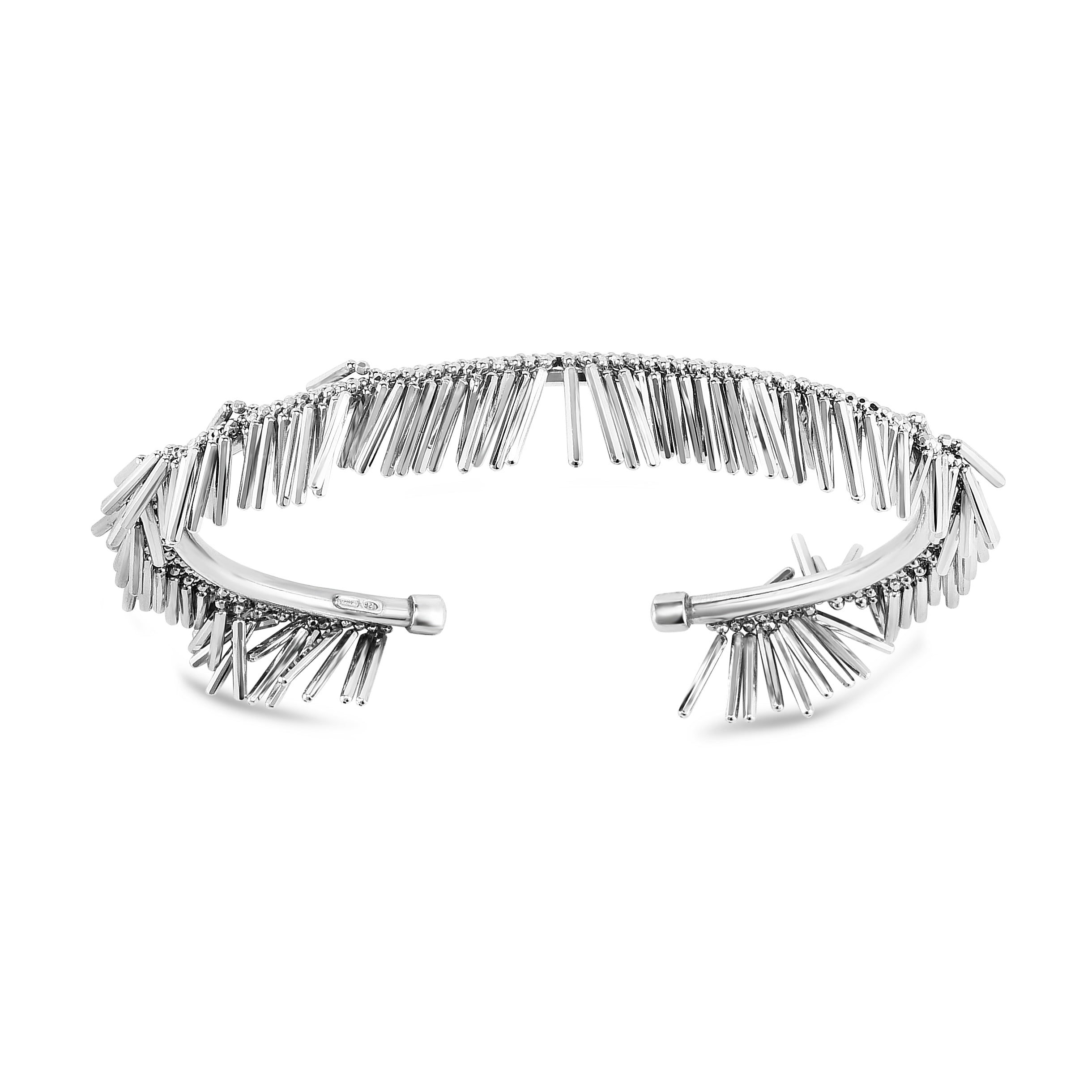Parkplace Jewelers silver-fringe-bangle-agbg3348