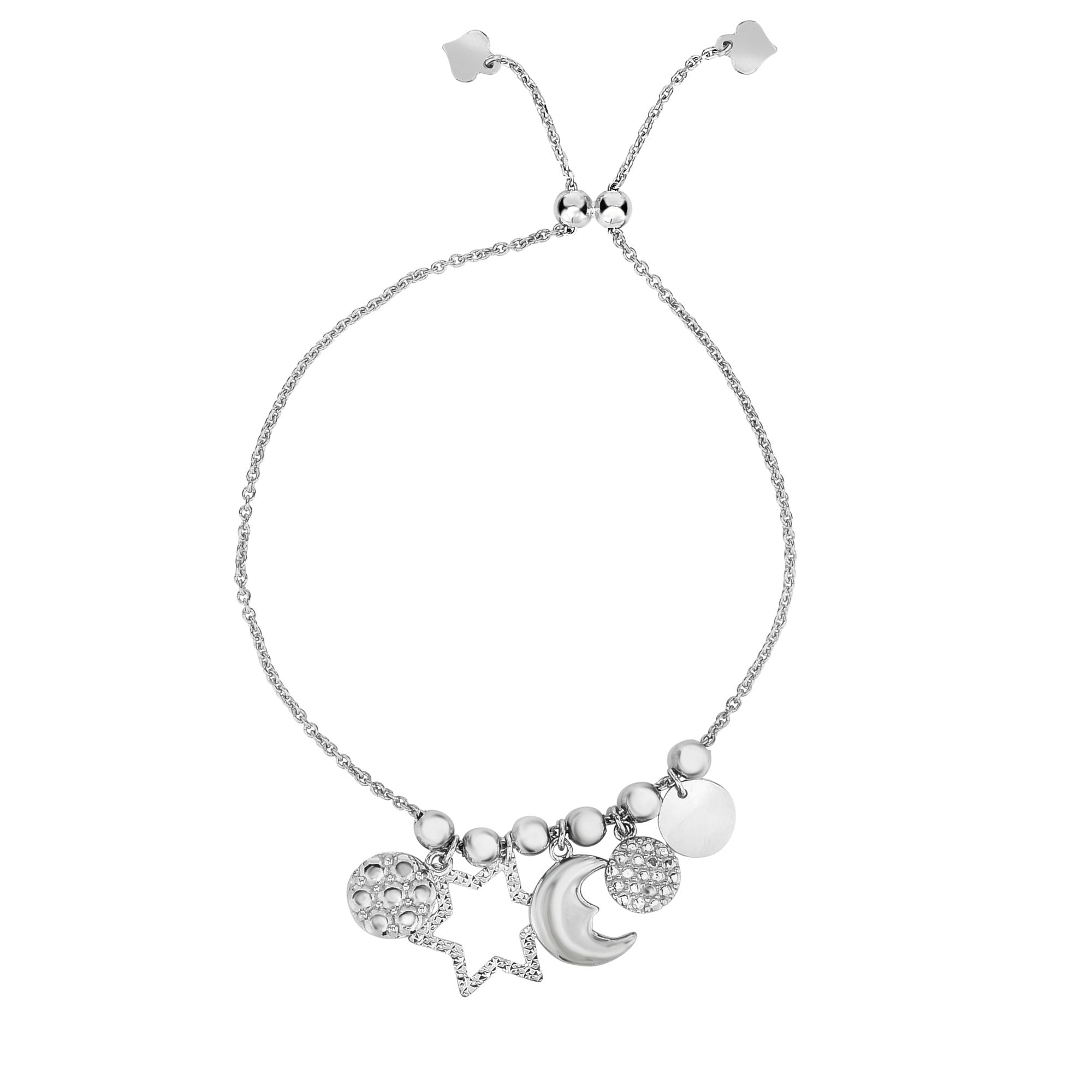 Parkplace Jewelers sterling-silver-celestial-friendship-bracelet-agbrc1795