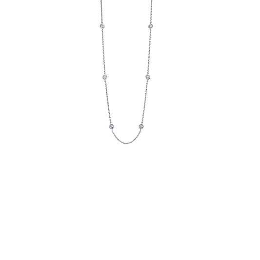 Parkplace Jewelers silver-cz-station-anklet-agn2046