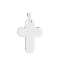 Parkplace Jewelers silver-chunky-rounded-cross-pendant-agp10184