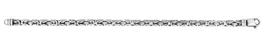 Black/Gunmetal Sterling Silver Polished Gunmetal Fashion Necklace