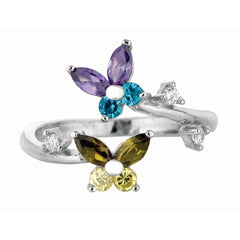 Parkplace Jewelers silver-bypass-cz-flower-toe-ring-agtr150