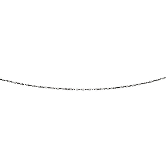 Parkplace Jewelers silver-bead-and-bar-anklet-agw146