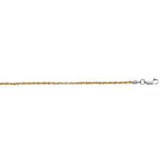 Parkplace Jewelers silver-two-tone-sparkle-chain-anklet-agw157