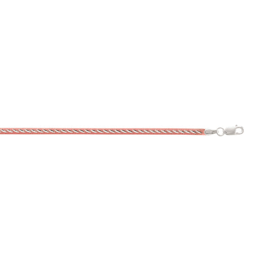 Parkplace Jewelers silver-two-tone-snake-chain-inspired-anklet-agw63