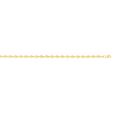 Yellow Gold Polished Lite Anchor Necklace
