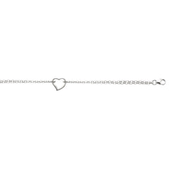Parkplace Jewelers 14k-gold-open-heart-anklet-ank12