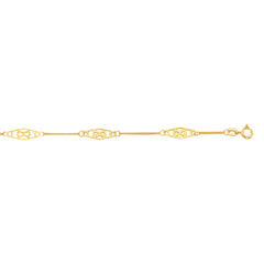 Parkplace Jewelers 14k-gold-infinity-anklet-ank13