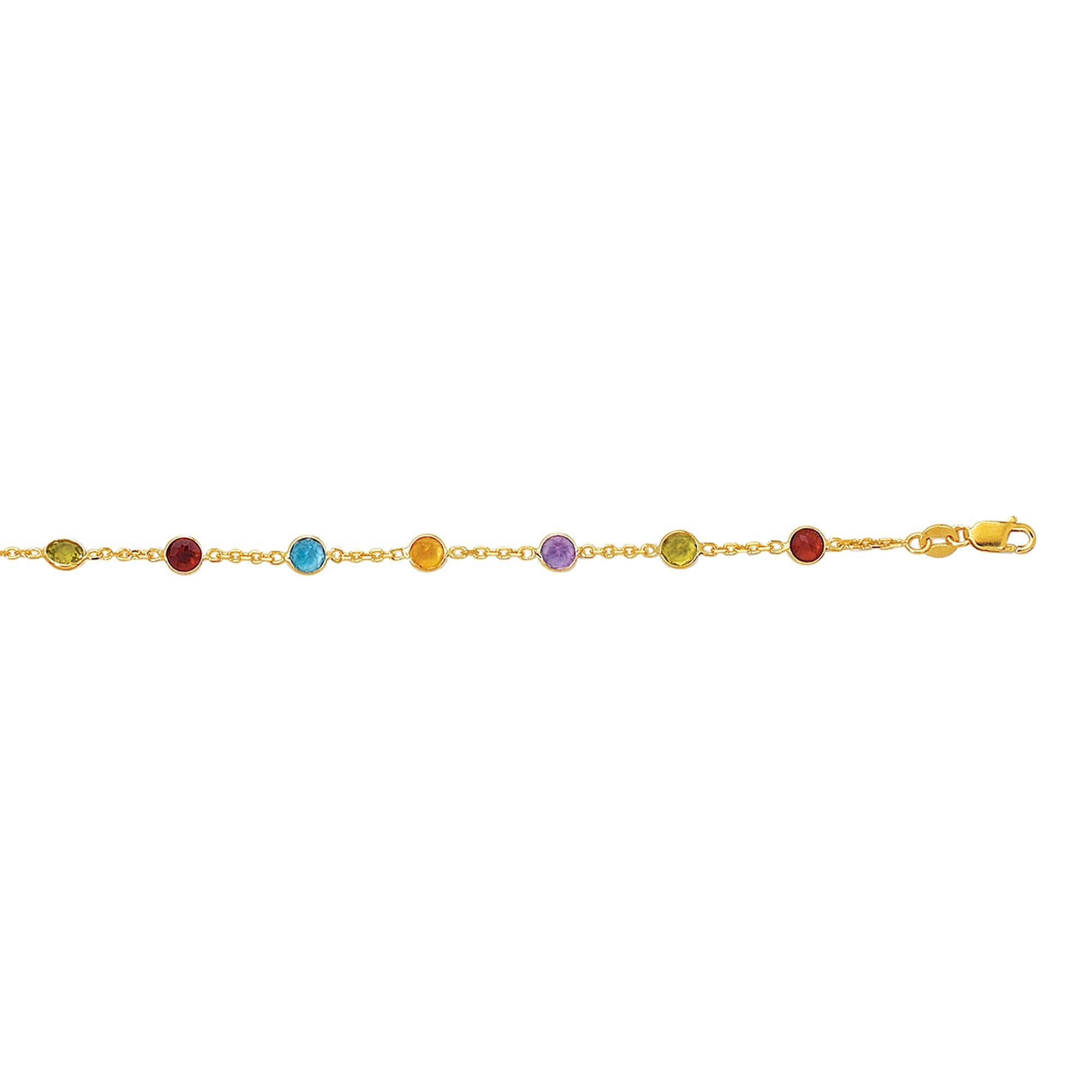 Parkplace Jewelers 14k-gold-semi-precious-anklet-ank152