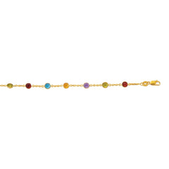 Parkplace Jewelers 14k-gold-semi-precious-anklet-ank152