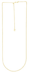 Parkplace Jewelers 14k-gold-adjustable-wheat-chain-arw1