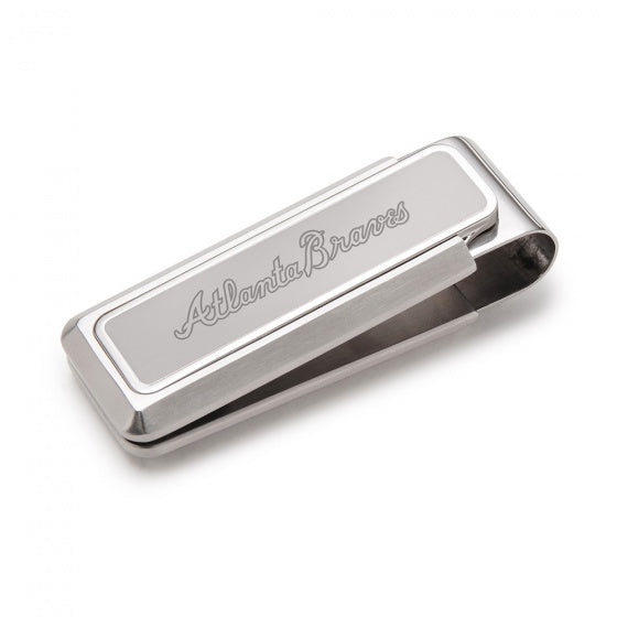 MClip Atlanta Braves Stainless Money Clip ATL-SS-BSS-BRPB