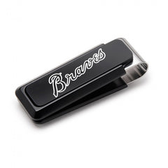 MClip Atlanta Braves Black Solid Slide Money Clip ATL-UV2-BKA-0000