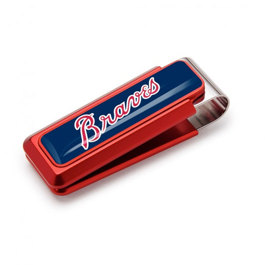 MClip Atlanta Braves Money Clip - Urethane Inlay ATL-UV2-RDA-CLUR