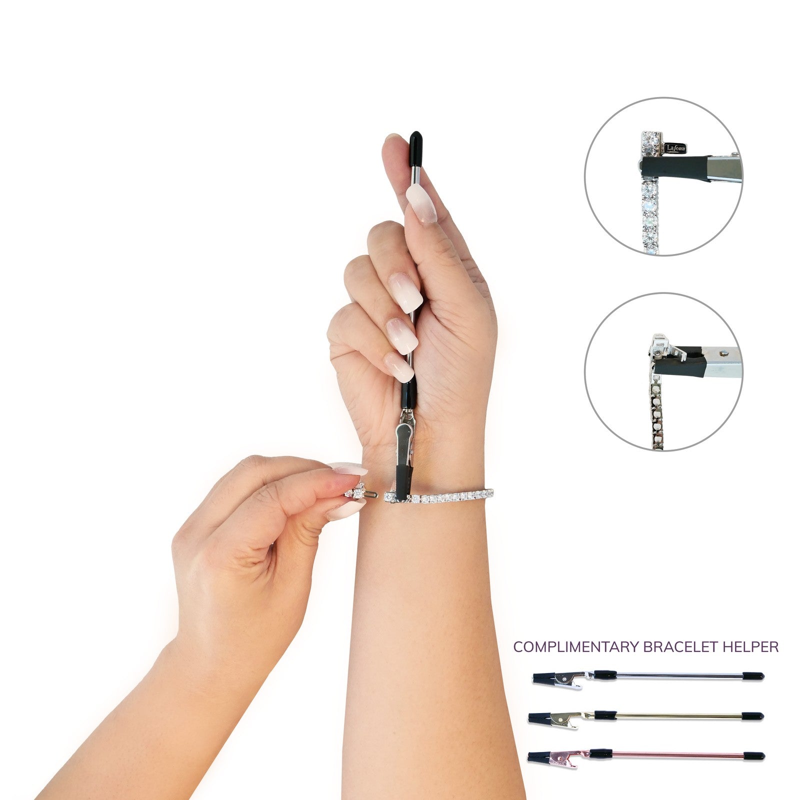 LAFONN Paperclip Link Bracelet B0144CLP72