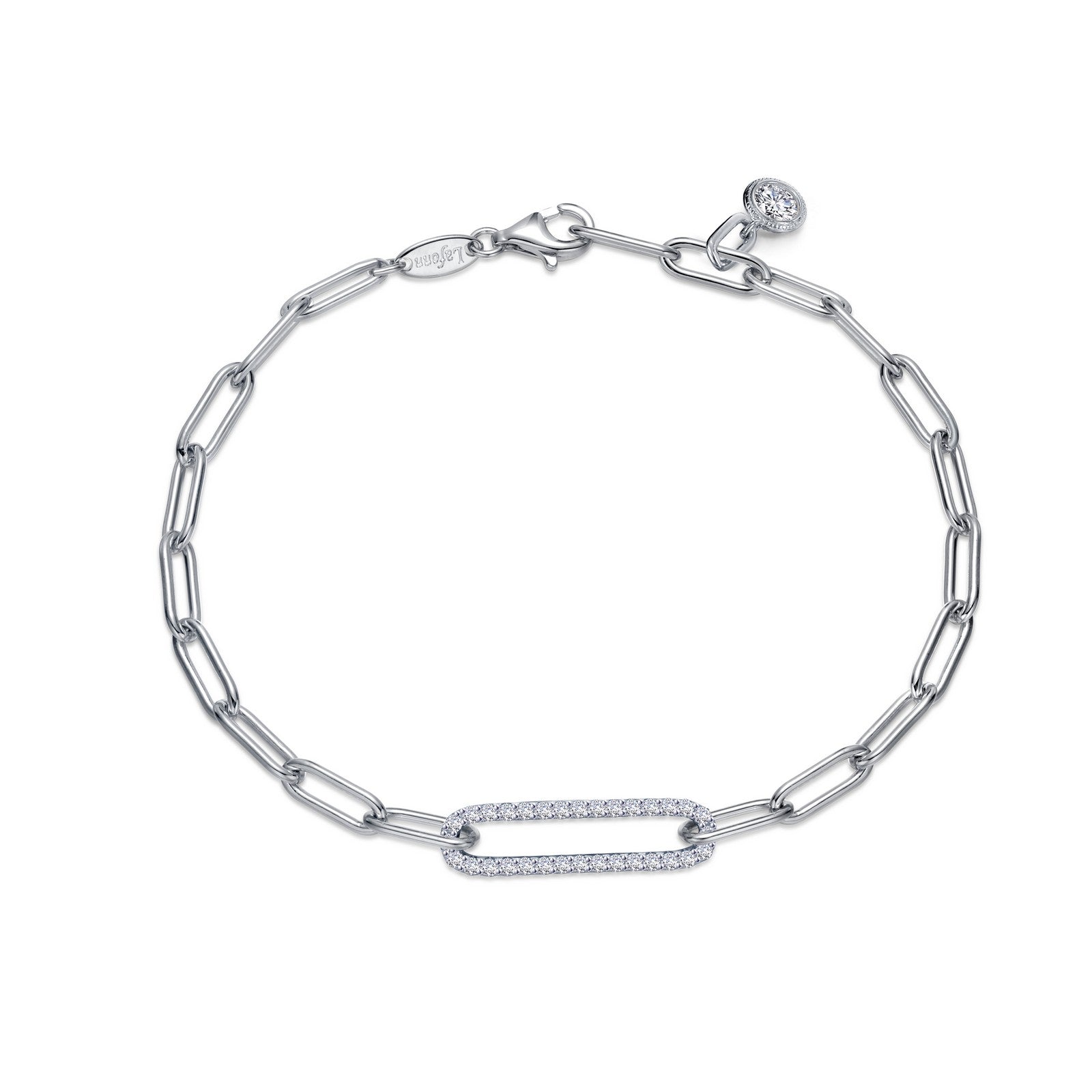 LAFONN 0.57 CTW Paperclip Bracelet B0165CLP75