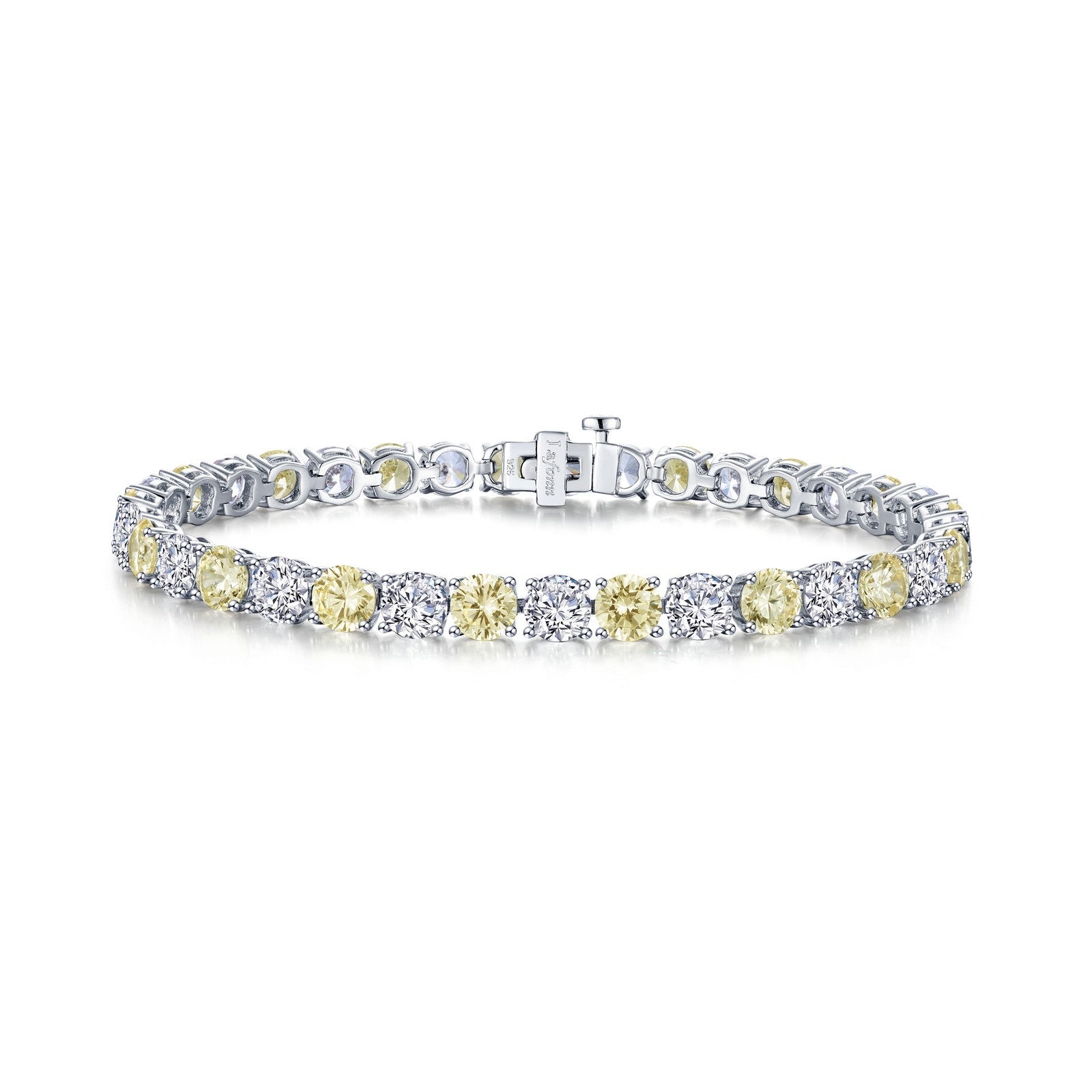 LAFONN 16.0 CTW Statement Alternating Tennis Bracelet B0172CAP72