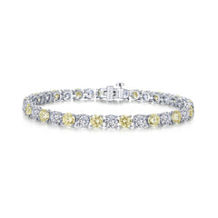 LAFONN 16.0 CTW Statement Alternating Tennis Bracelet B0172CAP72
