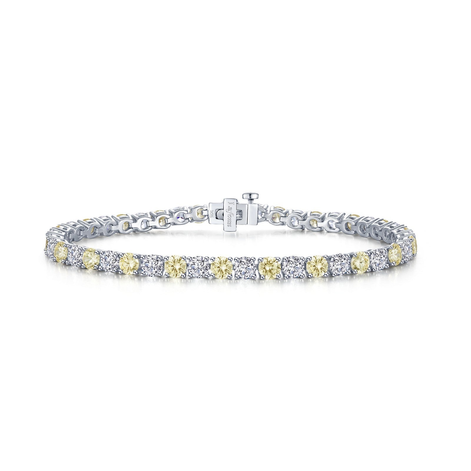 LAFONN 11.0 CTW Statement Alternating Tennis Bracelet B0176CAP72