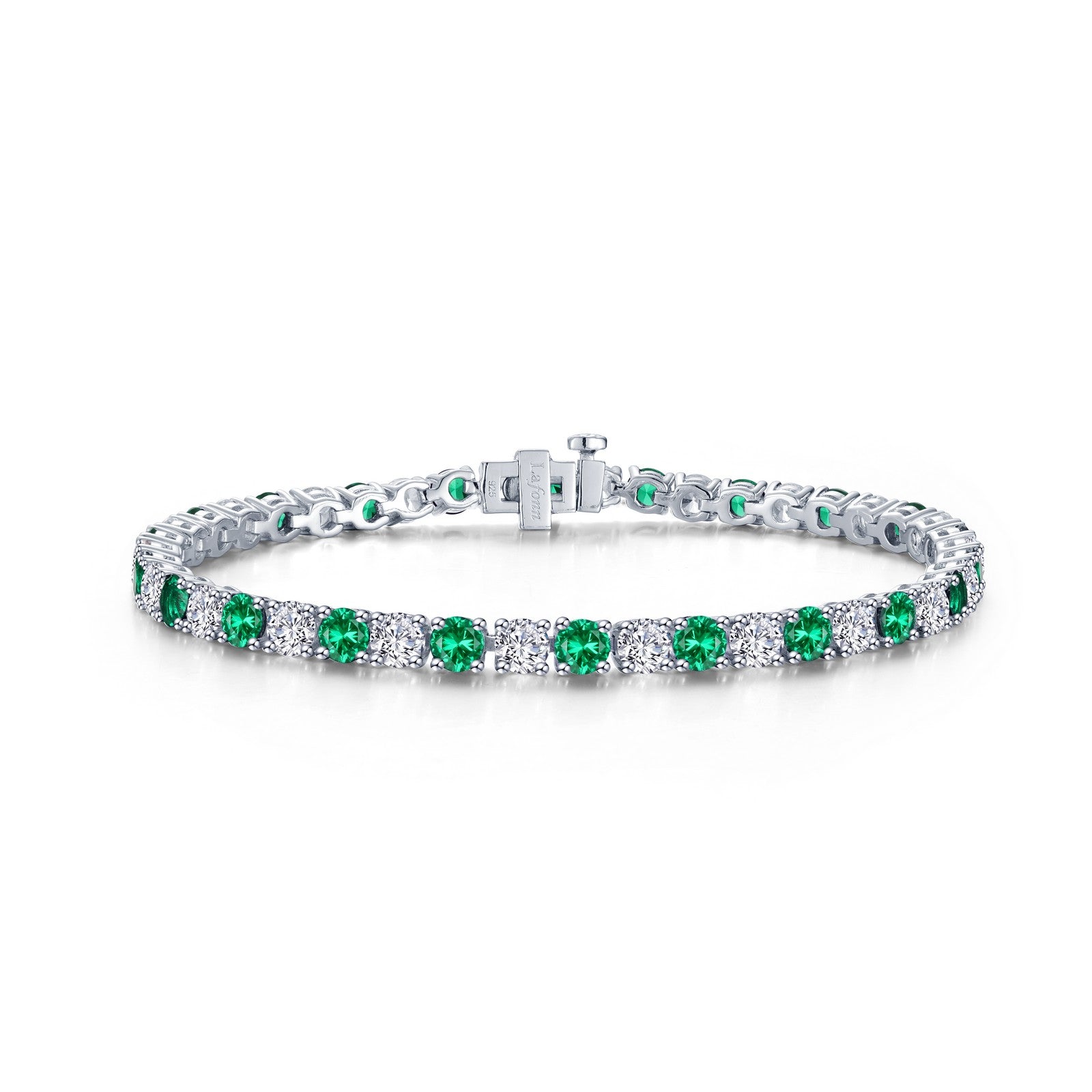 LAFONN 11.0 CTW Statement Alternating Tennis Bracelet B0176CAP72