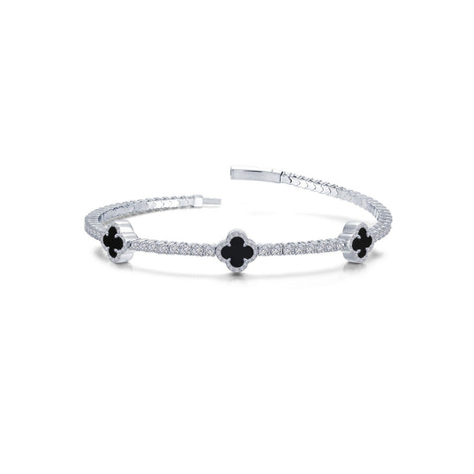 LAFONN 2.4 CTW Flexible Station Tennis Bracelet B0190AGP68